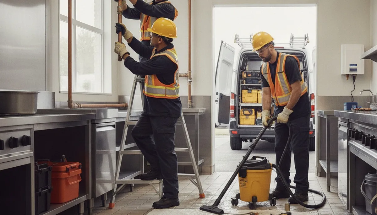 Emergency plumbers helping Sacramento, CA homes with burst pipes and drain backups