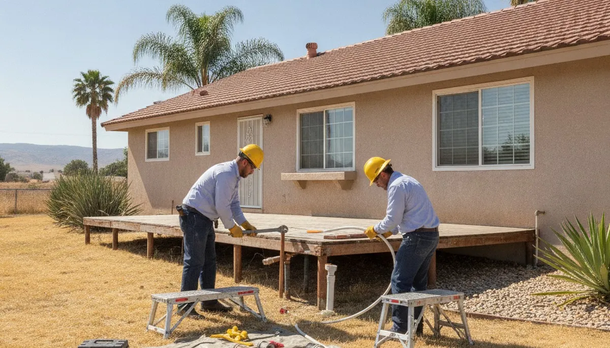 Plumber providing repair service in Sacramento, CA for a local plumbing business