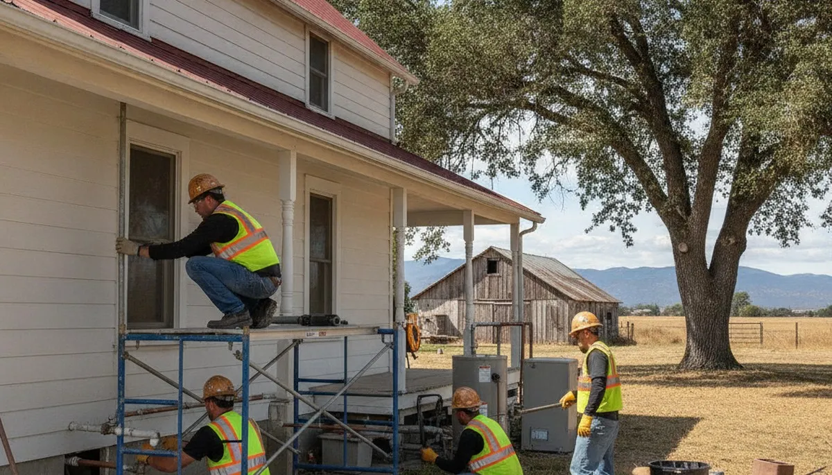 Plumber repairing a pipe in Sacramento, CA for residential plumbing service
