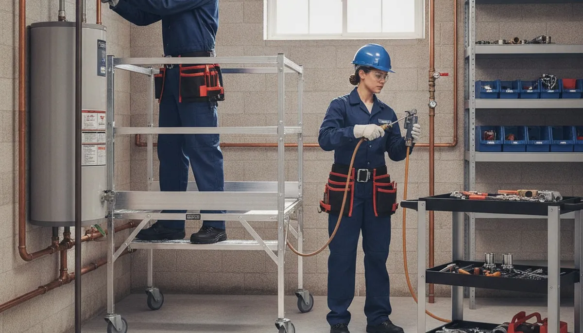Sacramento, CA plumber repairing residential pipes for reliable home plumbing service