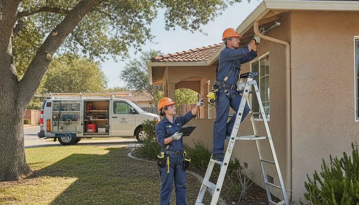 Sacramento, CA plumber repairing a residential leak for plumbing repair service