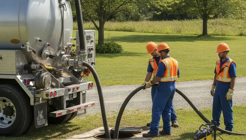 Sacramento, CA plumber providing septic pumping service for local homes