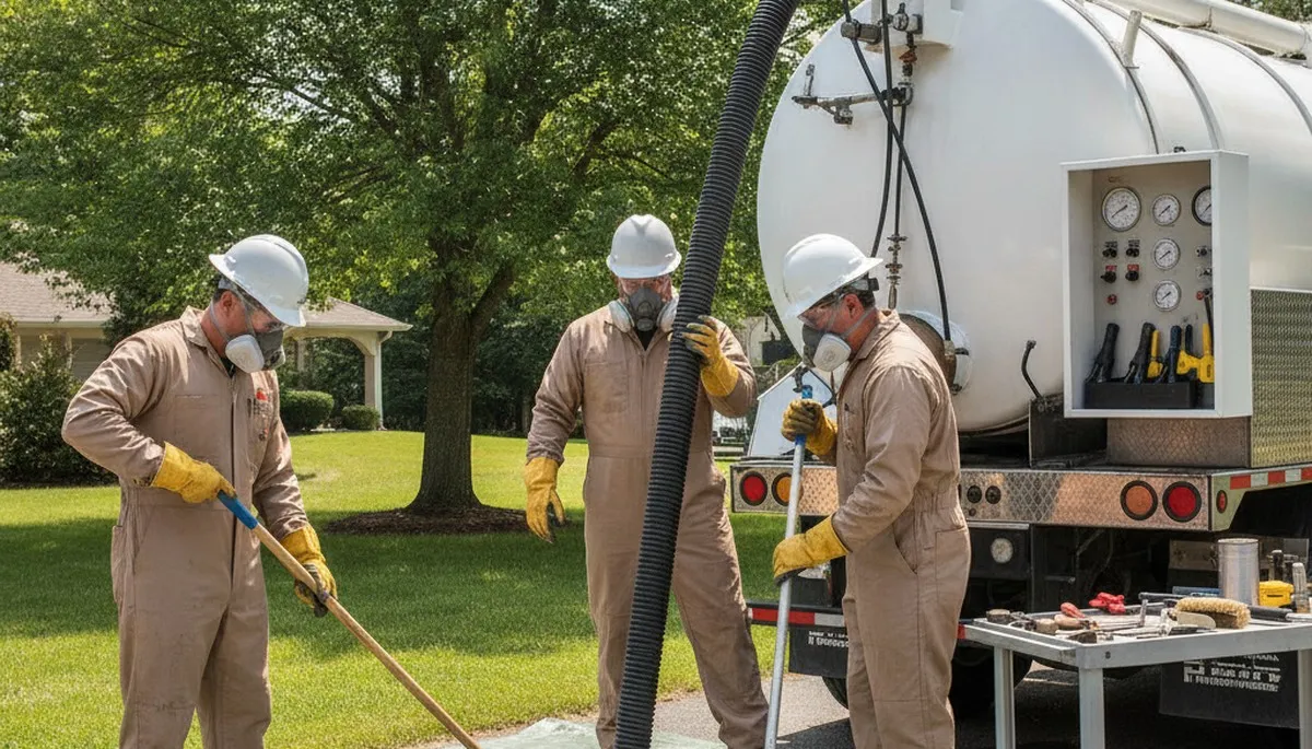 Septic tank cleaning service in Sacramento, CA for reliable plumbing maintenance